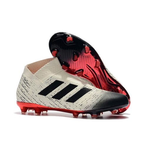 Adidas New Nemeziz 18+ FG - Wit Zwart Rood_1.jpg